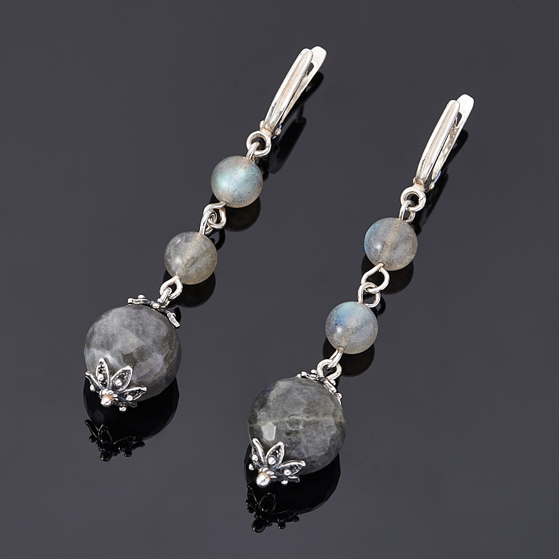 

Серьги лабрадор (серебро 925 пр.)