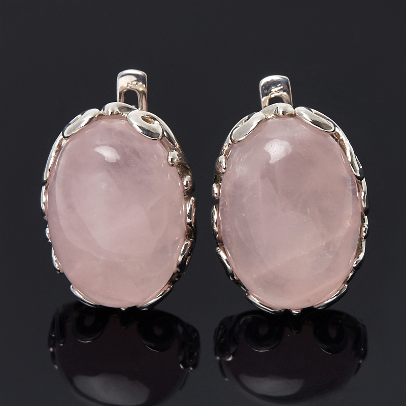 

Серьги розовый кварц (серебро 925 пр.)