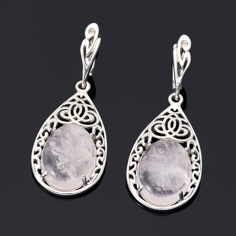 

Серьги розовый кварц (серебро 925 пр.)