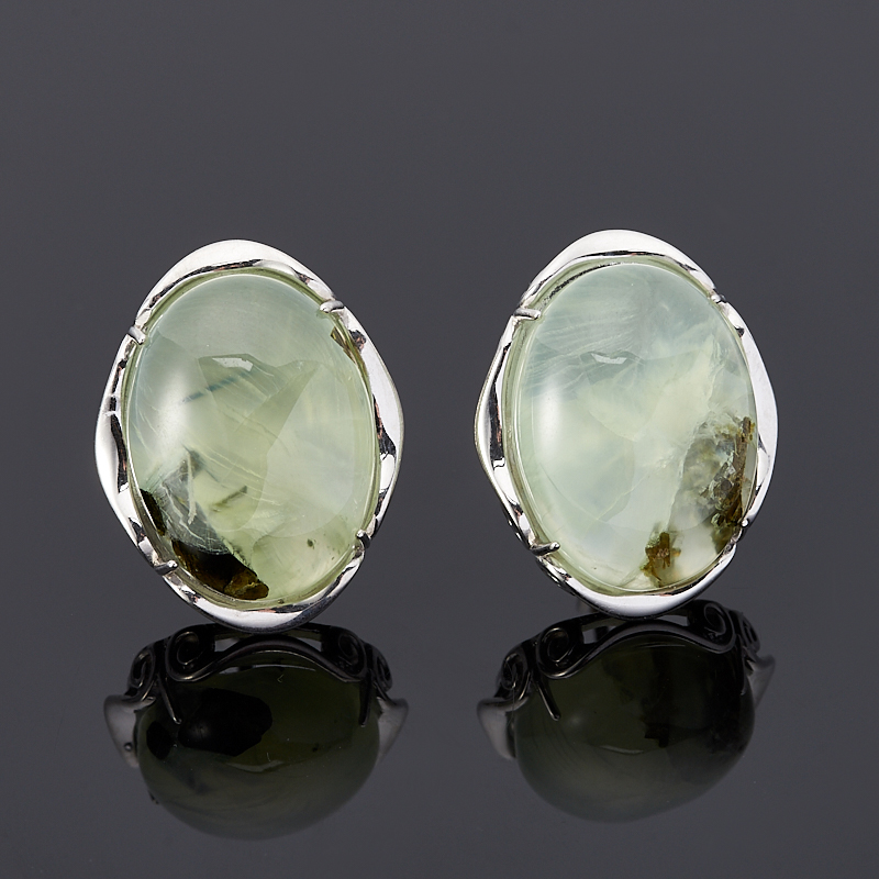 

Серьги пренит (серебро 925 пр.)
