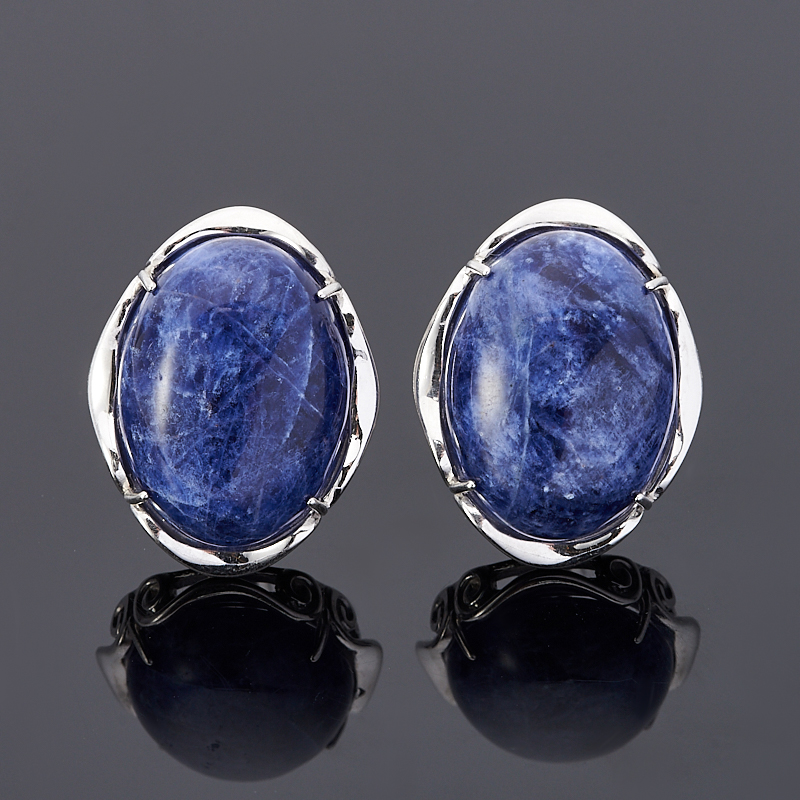 

Серьги содалит (серебро 925 пр.)
