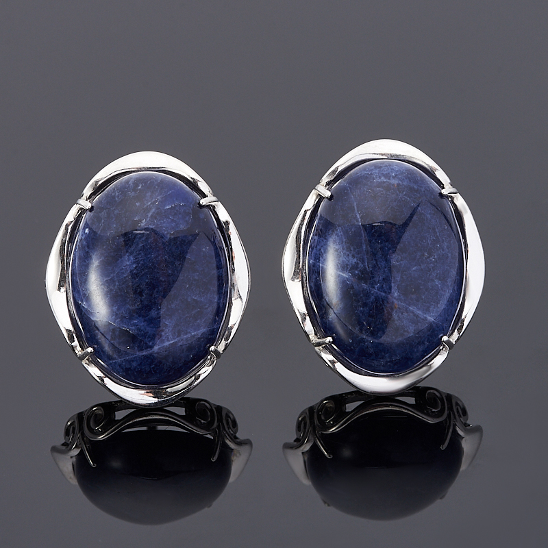 

Серьги содалит (серебро 925 пр.)