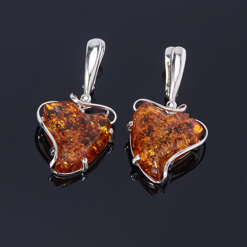 

Серьги янтарь (серебро 925 пр.)