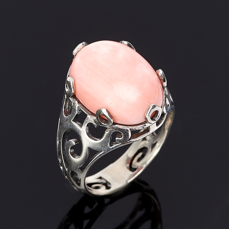 Кольца с розовым кораллом
