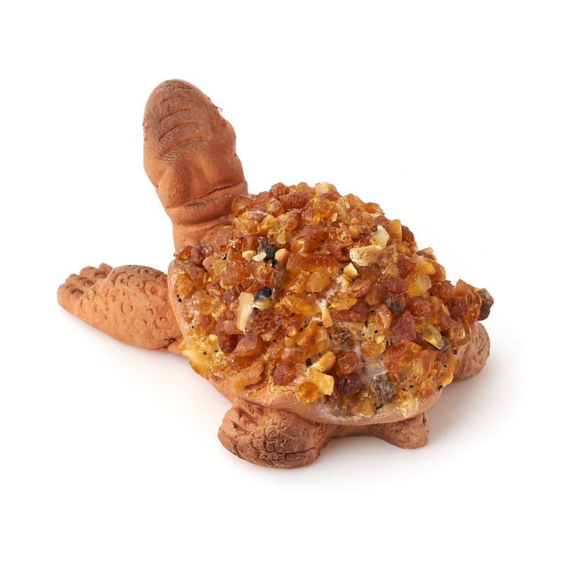 Черепаха янтарь Россия 7 см