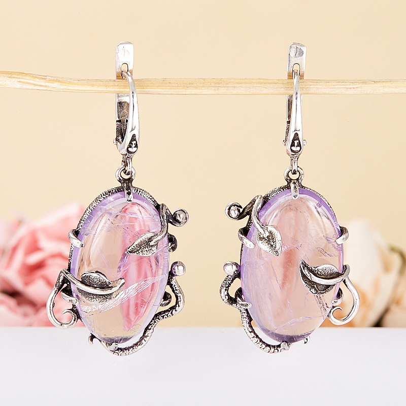 

Серьги аметист (серебро 925 пр.)