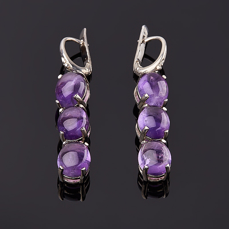 

Серьги аметист (серебро 925 пр.)