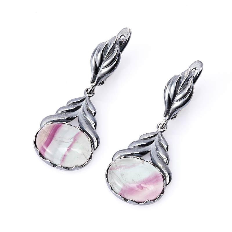 

Серьги флюорит (серебро 925 пр.)