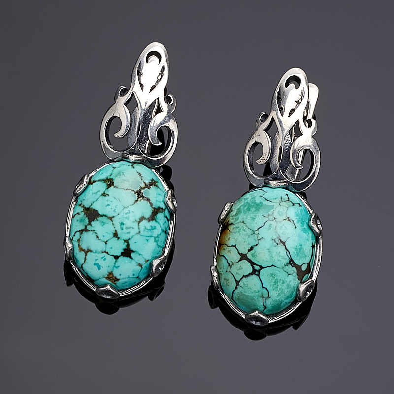 

Серьги бирюза (серебро 925 пр.)