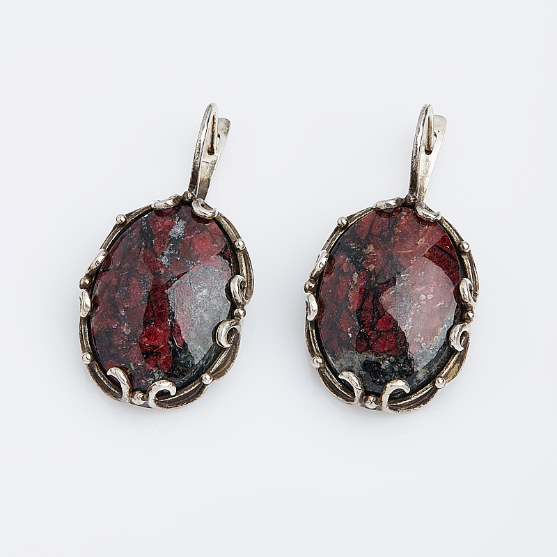 

Серьги эвдиалит (серебро 925 пр.)