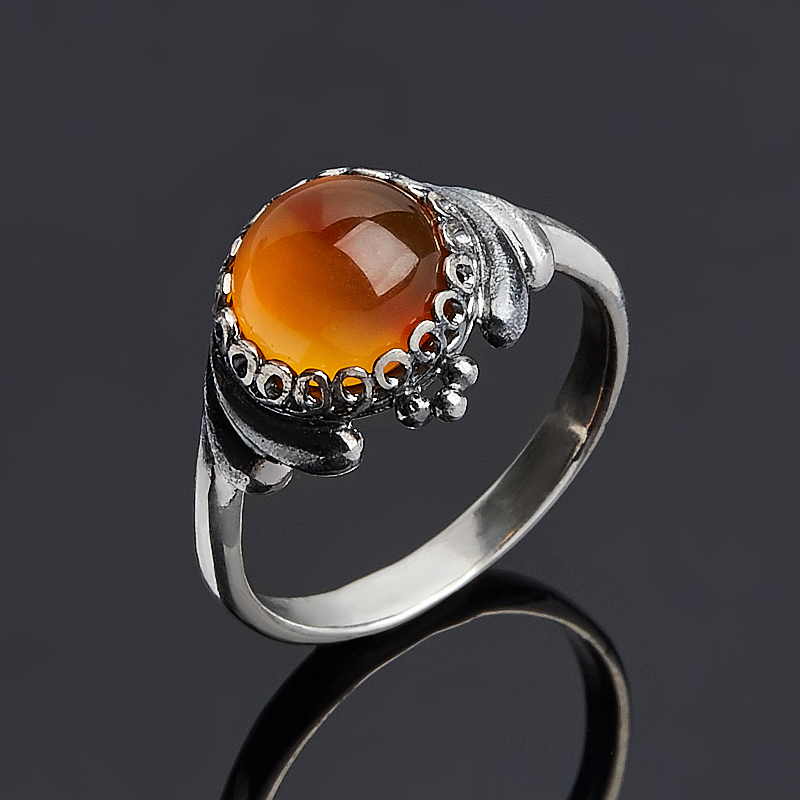 

Кольцо сердолик (серебро 925 пр.) размер 16,5