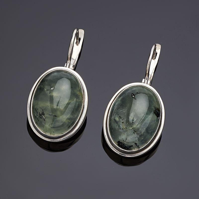 

Серьги пренит (серебро 925 пр.)