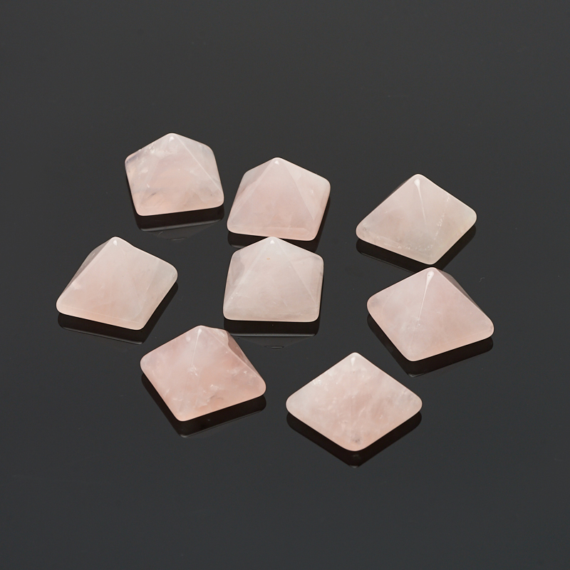Пирамида розовый кварц Бразилия 1-1,5 см