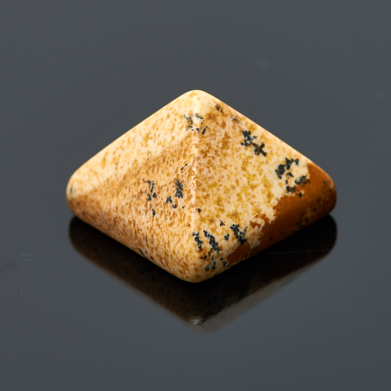 Пирамида яшма рисунчатая (песочная) Намибия 1-1,5 см