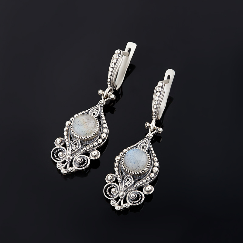 

Серьги лабрадор (серебро 925 пр.)