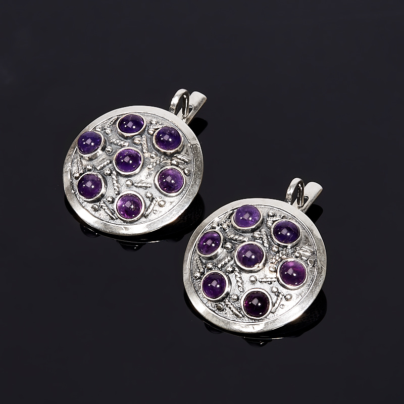

Серьги аметист (серебро 925 пр.)
