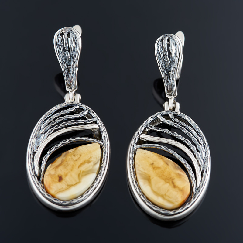 

Серьги янтарь (серебро 925 пр.)