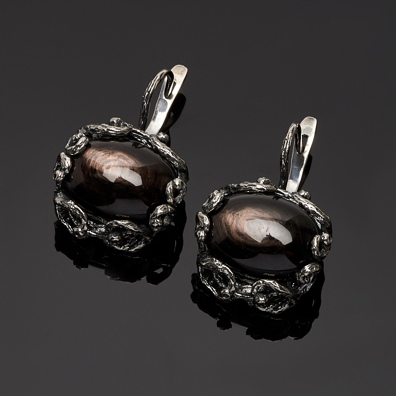 

Серьги гиперстен (серебро 925 пр.)