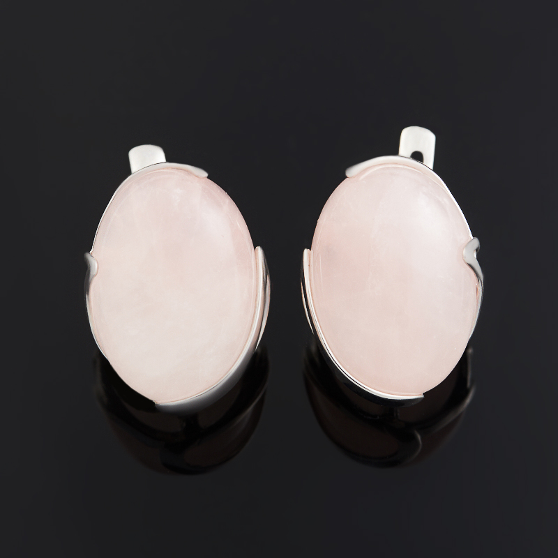 

Серьги розовый кварц (серебро 925 пр.)
