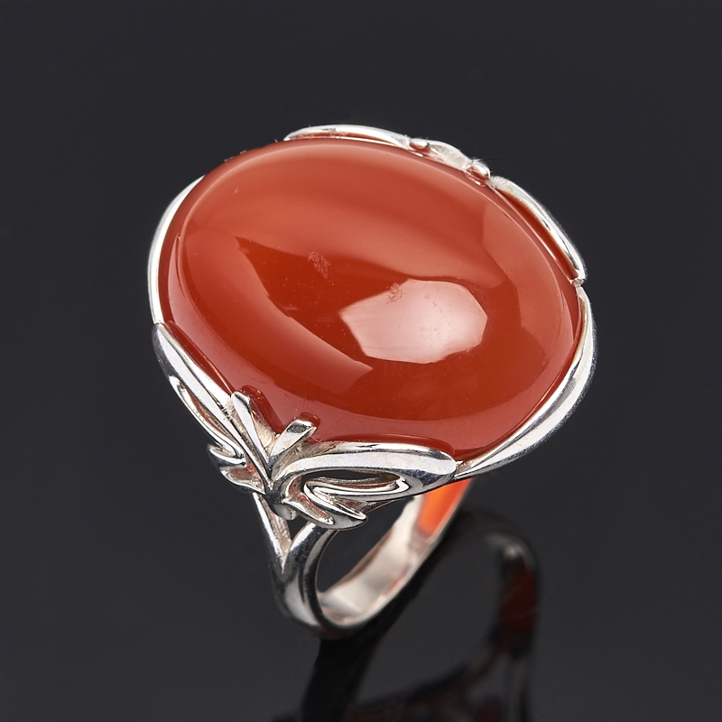 

Кольцо сердолик (серебро 925 пр.) размер 17,5