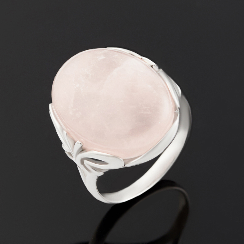 

Кольцо розовый кварц (серебро 925 пр.) размер 17,5