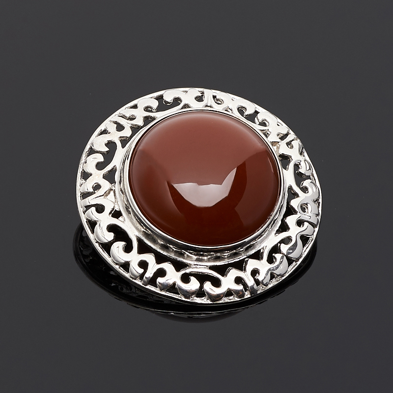 

Брошь сердолик (серебро 925 пр.)