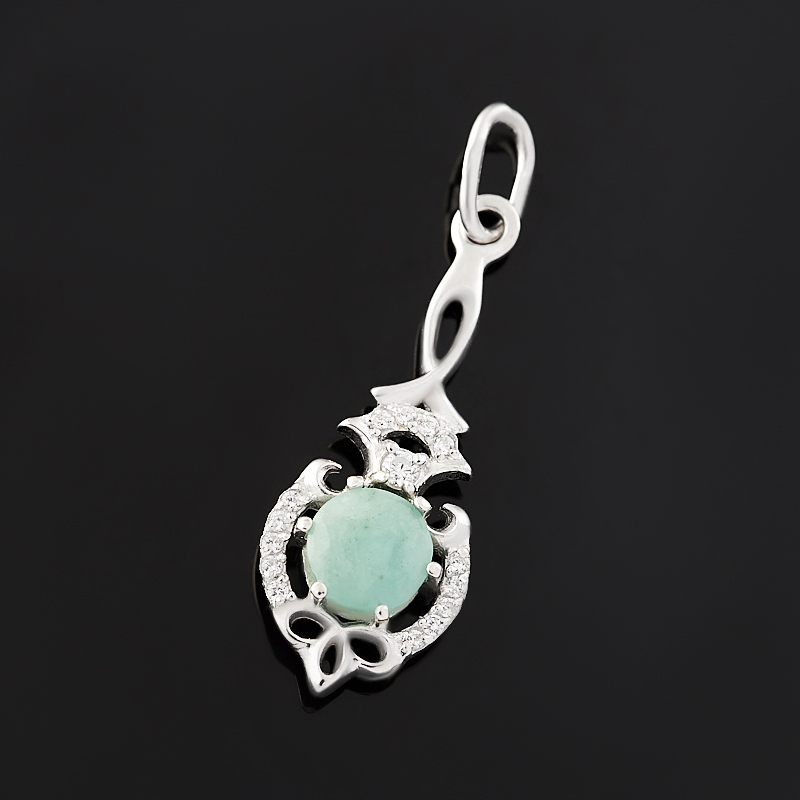 

Кулон изумруд огранка (серебро 925 пр.)