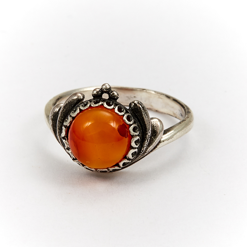 

Кольцо сердолик (серебро 925 пр.) размер 17,5