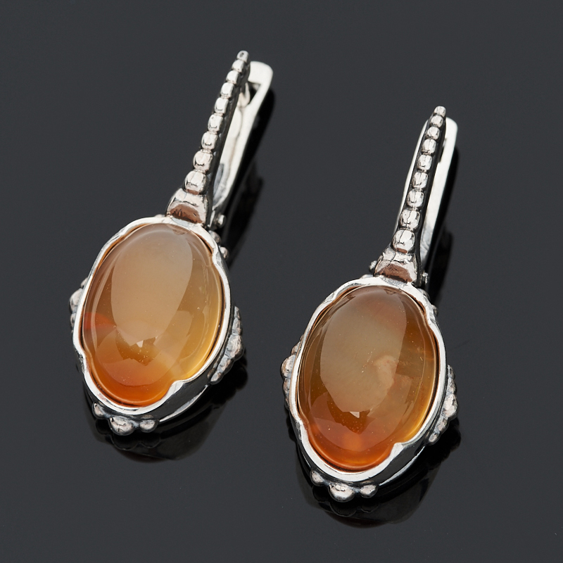

Серьги сердолик (серебро 925 пр.)