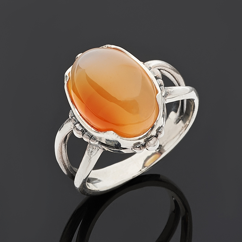 

Кольцо сердолик (серебро 925 пр.) размер 17,5