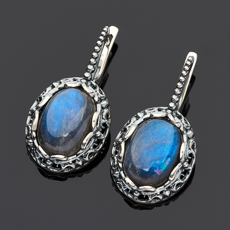 

Серьги лабрадор (серебро 925 пр.)