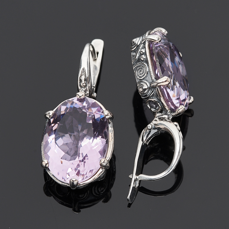 

Серьги аметист огранка (серебро 925 пр.)