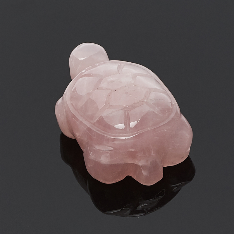 Черепаха розовый кварц Бразилия 3 см