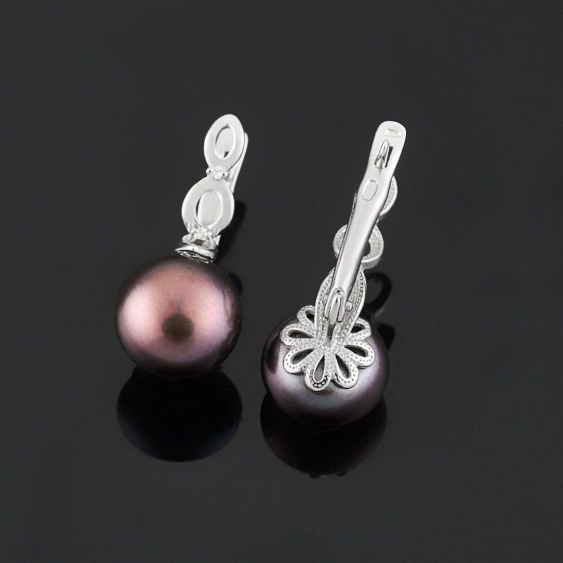 

Серьги жемчуг черный (серебро 925 пр.)