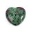 Сердечко корунд в цоизите Танзания 2,5-3 см