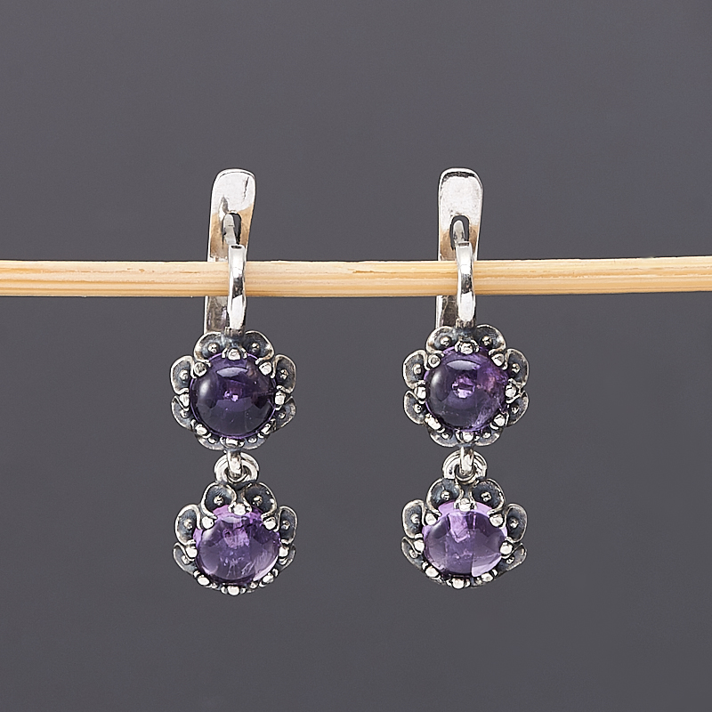 

Серьги аметист (серебро 925 пр.)