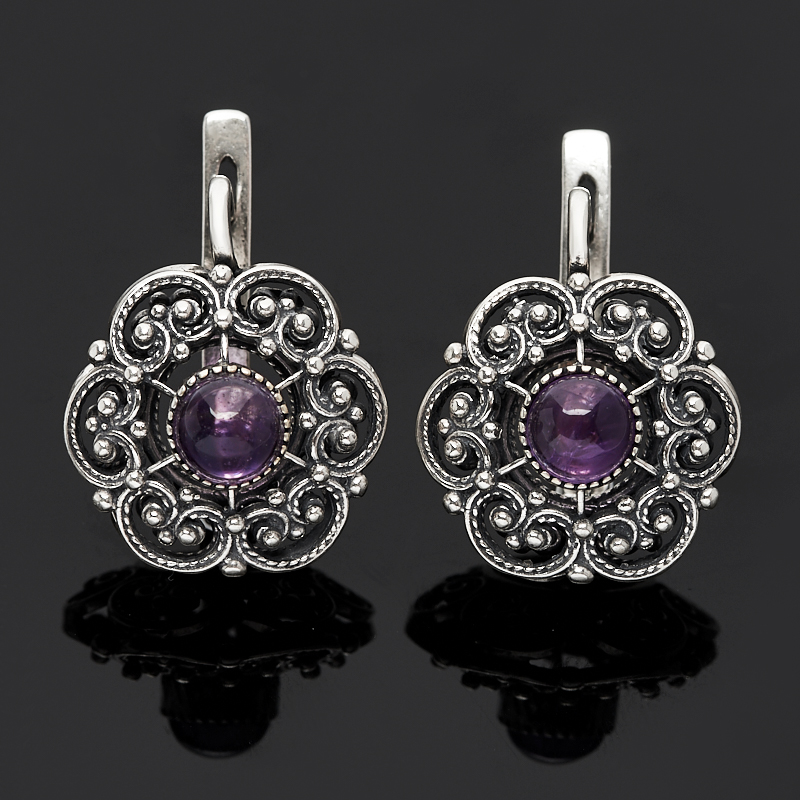 

Серьги аметист (серебро 925 пр.)
