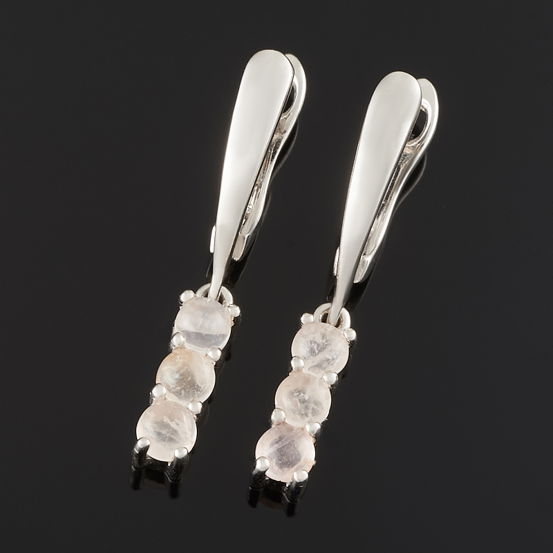 

Серьги розовый кварц (серебро 925 пр.)