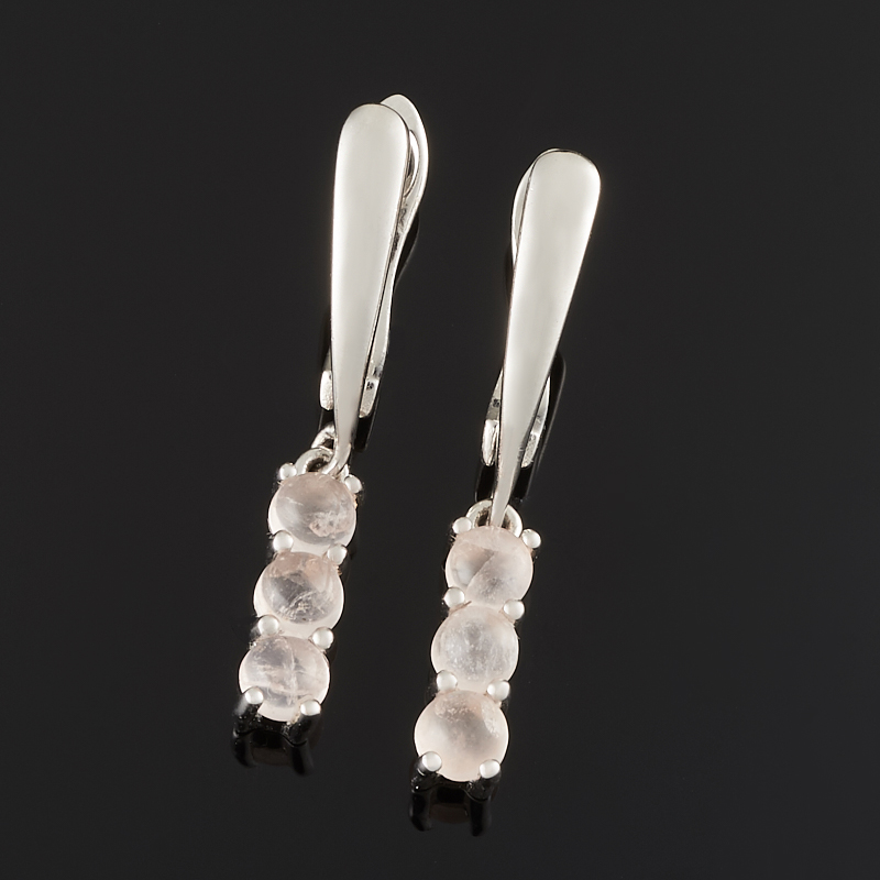 

Серьги розовый кварц (серебро 925 пр.)