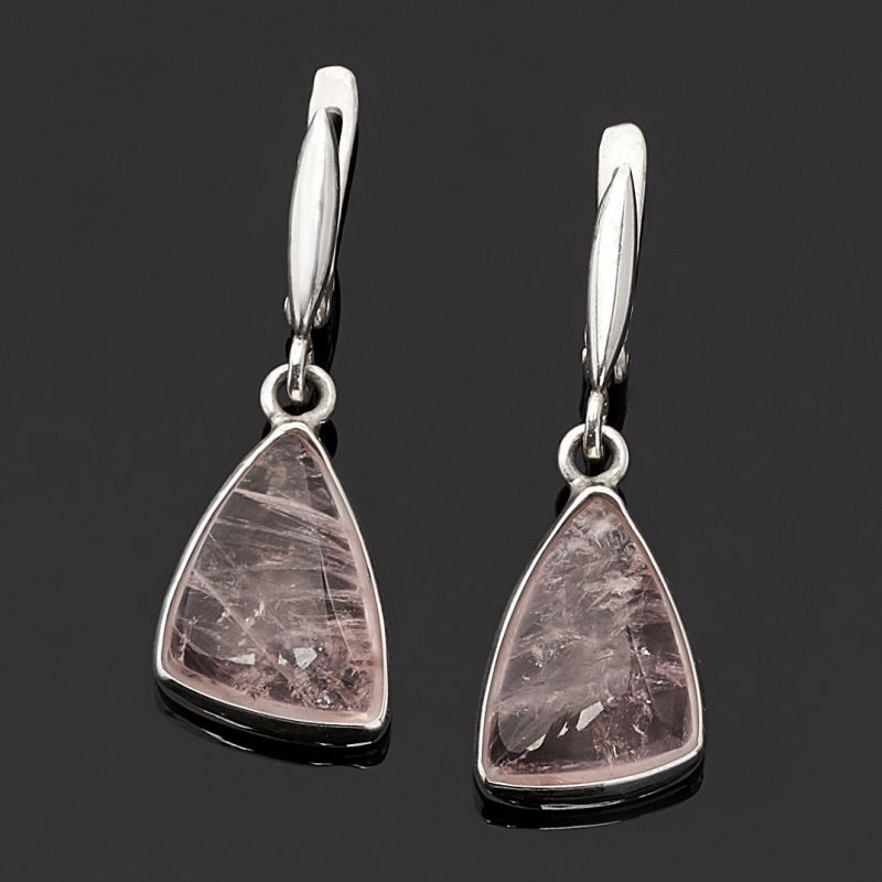 

Серьги розовый кварц (серебро 925 пр.)