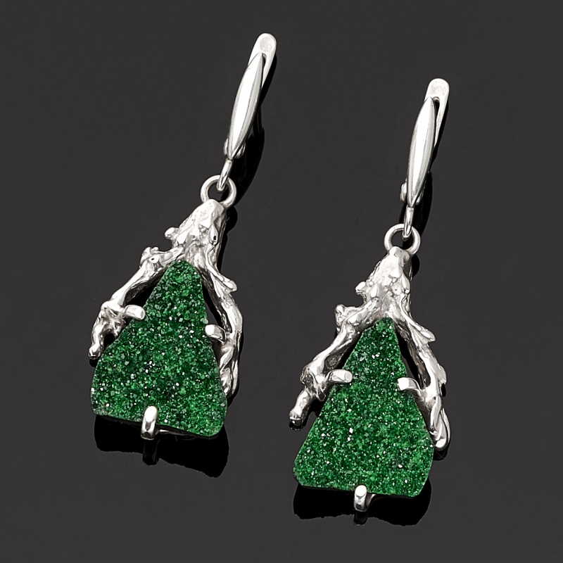 

Серьги уваровит (серебро 925 пр.)