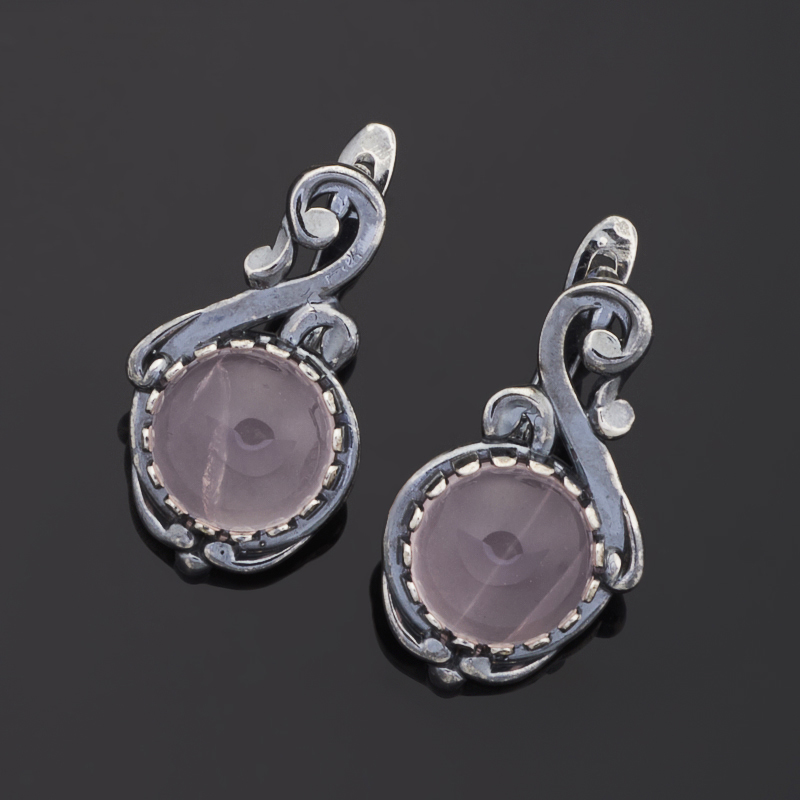 

Серьги розовый кварц (серебро 925 пр.)