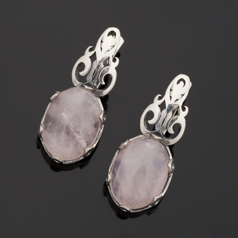 

Серьги розовый кварц (серебро 925 пр.)