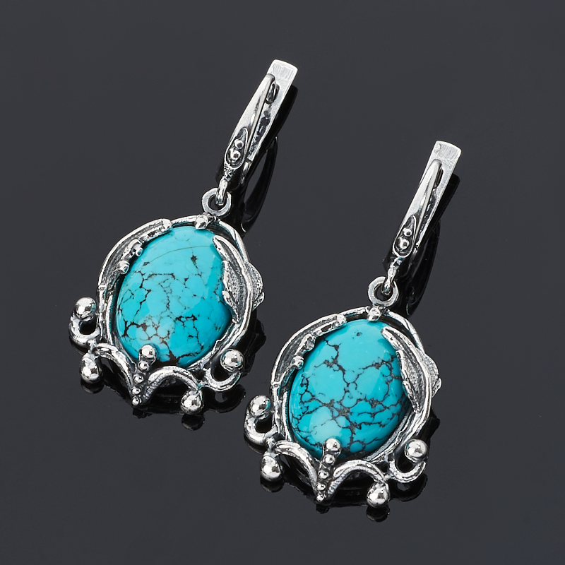 

Серьги бирюза (серебро 925 пр.)