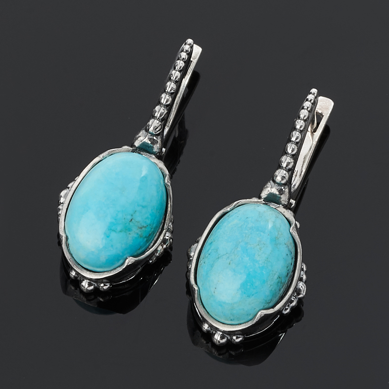 

Серьги бирюза (серебро 925 пр.)