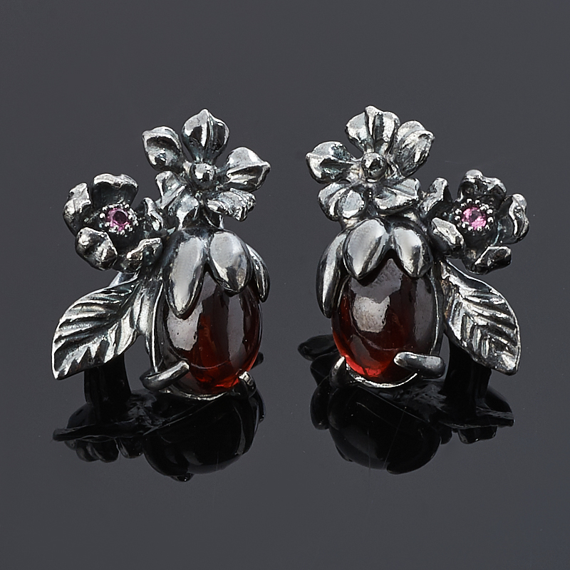 

Серьги гранат альмандин (серебро 925 пр.)