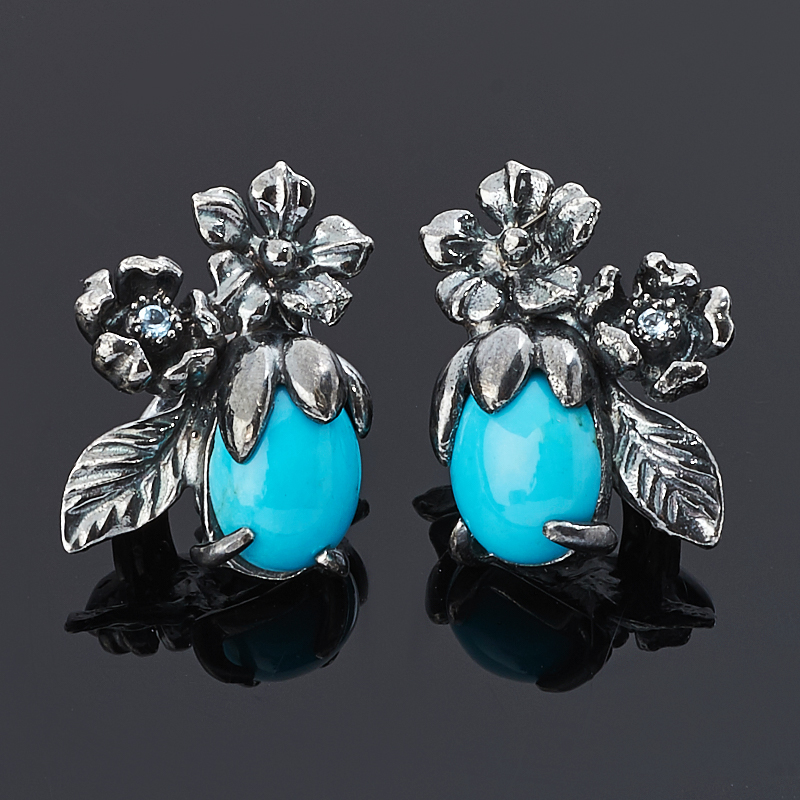 

Серьги бирюза (серебро 925 пр.)