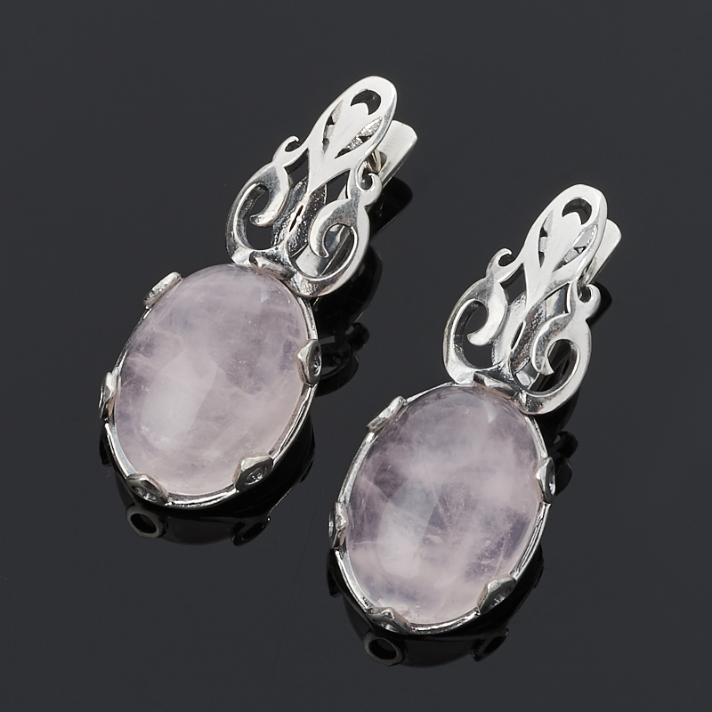 

Серьги розовый кварц (серебро 925 пр.)