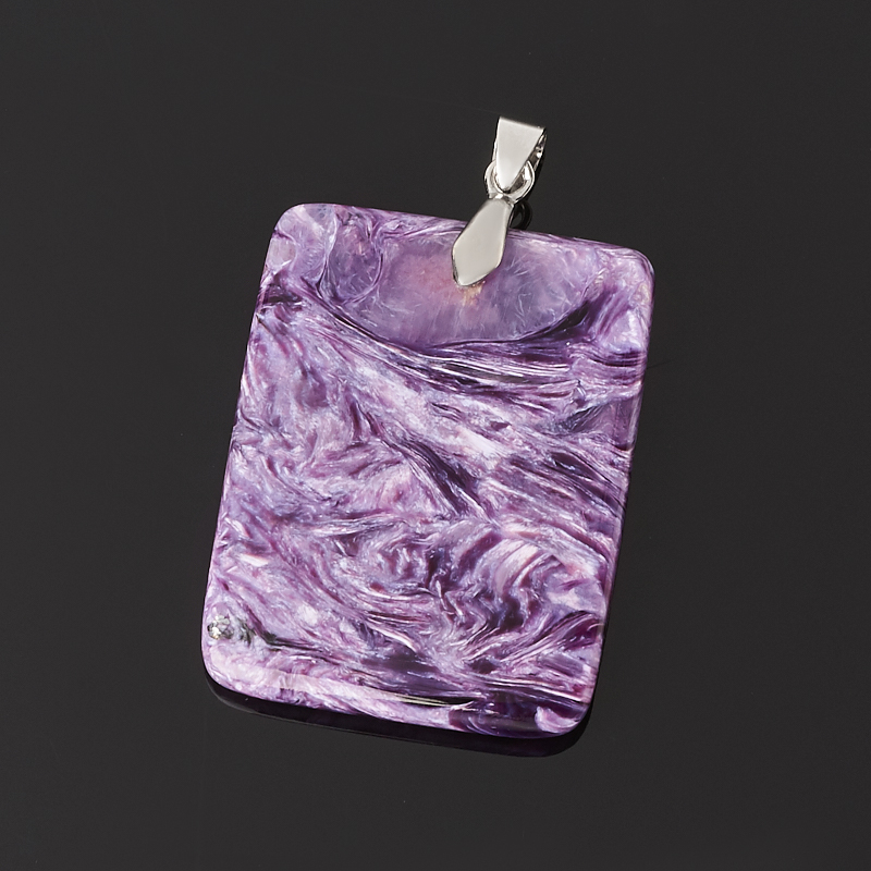 

Кулон чароит (биж. сплав) прямоугольник