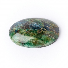 Кабошон слюда (фуксит) Россия 16*25 мм